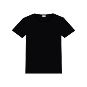 pngtree black t shirt template png image 4293336